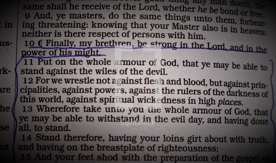 Ephesians 6:11-12
