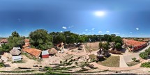 360 aerial photo taken with drone of Vila Poty (Campos dos Artesões) in Teresina, Piauí, Brazil