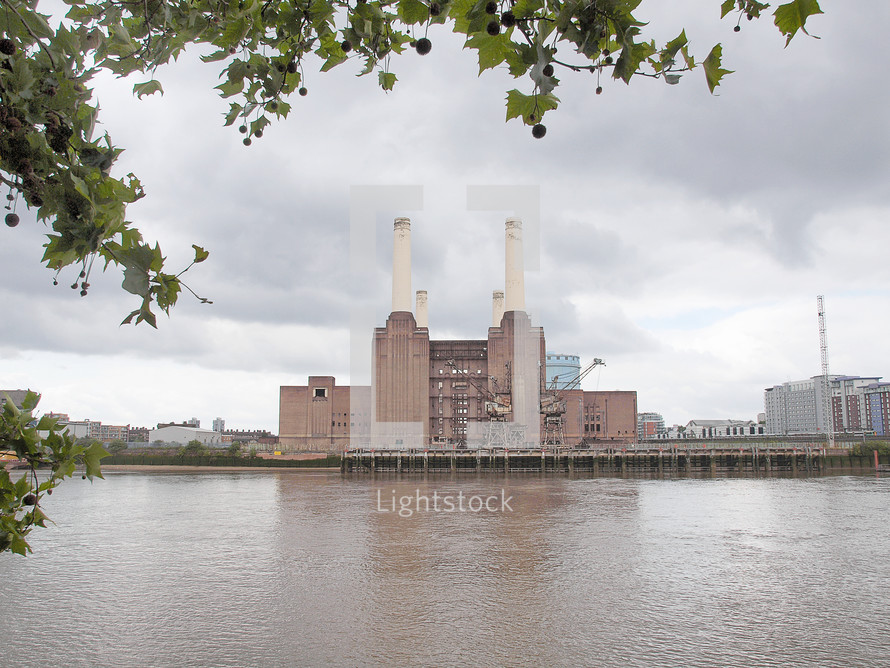 Battersea Power Station in London England UK