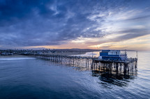 pier in Newport Beach, California 