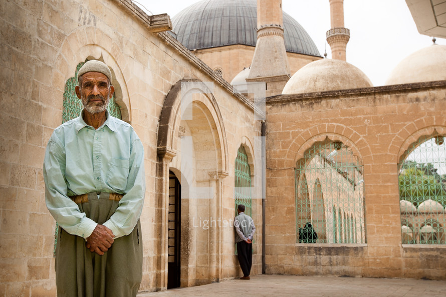 Muslim man at Temple