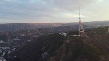 The mast on the city hill