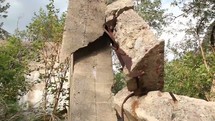 concrete rubble 