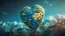 Flying Hearts For The Earth 