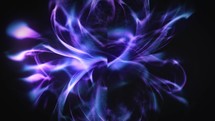 Blue Purple Gradation Energy Beam Background Animation	