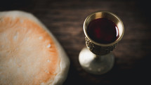 Communion - bread and wine