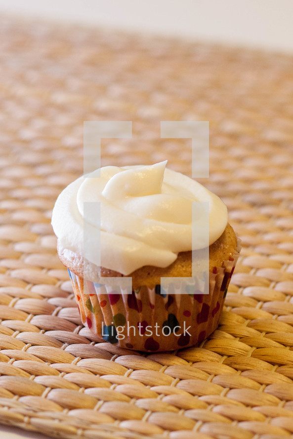 frosting on a cupcake 