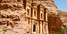 Monastery in Petra Jordan 