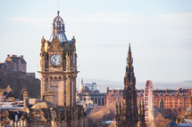 clocktower in Edinburgh 