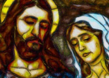 Jesus and Mary together