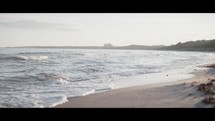 Waves Lapping on the Beach