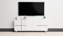 television and tv stand 