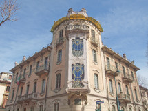 Casa Fleur Fenoglio, old liberty house in Turin, Italy