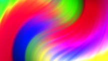 Colorful Rainbow Effect Motion Graphics - Abstract Waves Animated Background Loop 4k	
