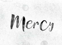 word Mercy on white background 