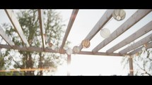 Lanterns Hanging in the Sunset