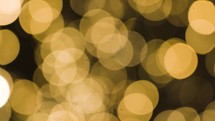 Abstract Gold blurry bokeh background.	