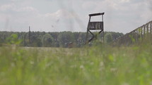 Concentration Camp - watchtower. 