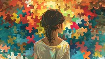 Artistic Wallpaper For World Autism Awareness Day 