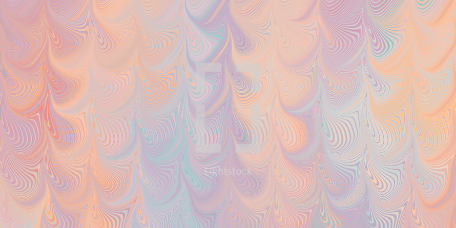 soft marbling in peach blue and purple