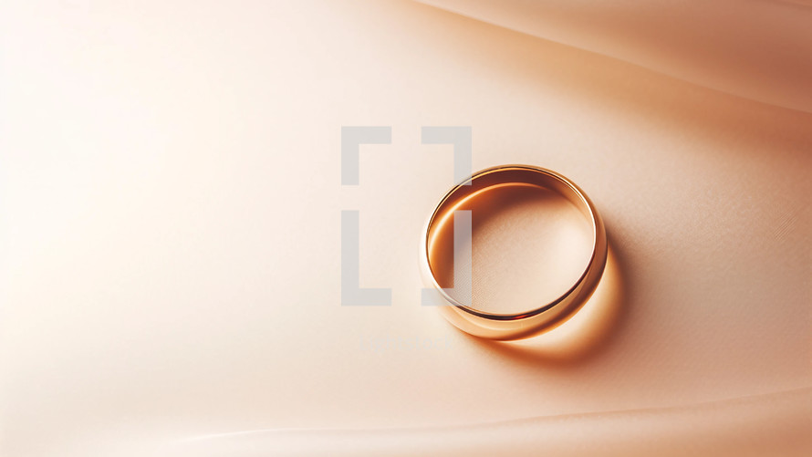 ring on white background