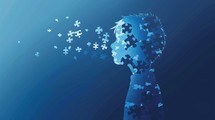 Blue Background And Puzzle Pieces For World Autism Awareness Day 