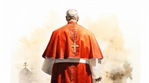The Pope In Red Dress