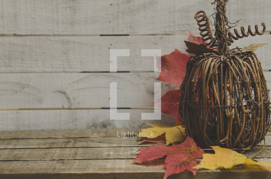 fall background with copy space 