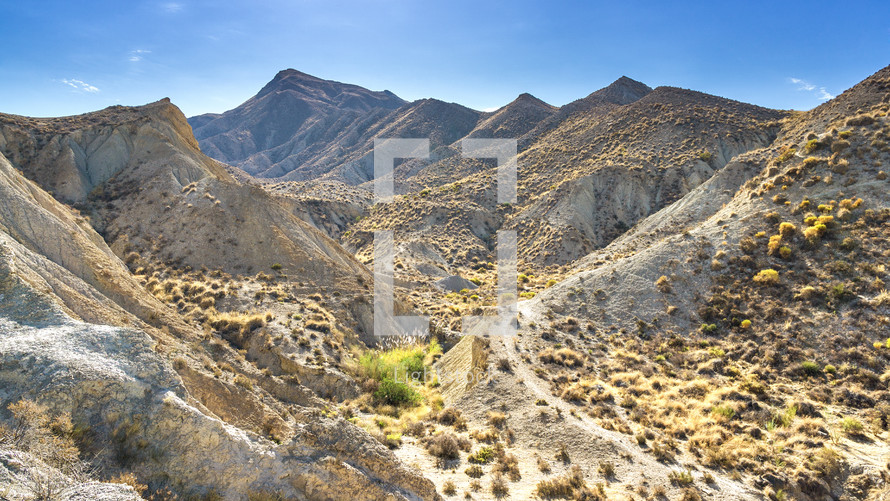 rugged desert mountains 