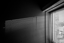 Minimal black texture background window and blinds 