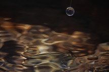 bubble over water 