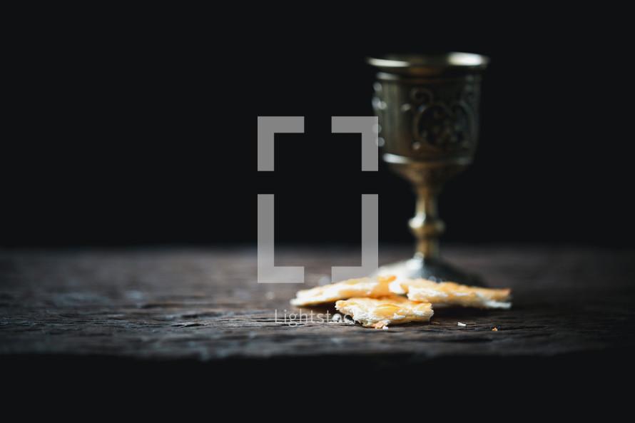 Communion - bread and wine