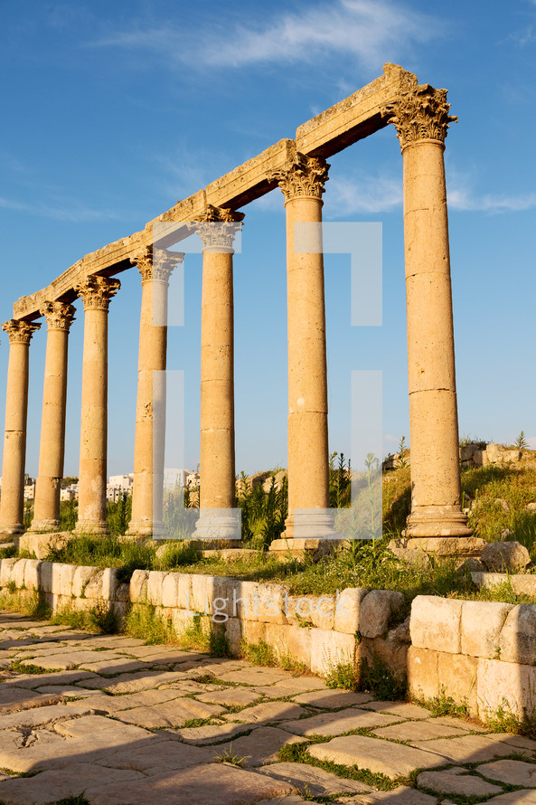 antique columns 