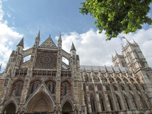 Westminster Abbey church in London