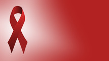 red awareness ribbon 