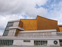 The Berliner Philarmonie concert hall in Berlin Germany
