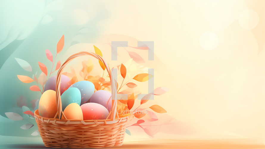 Colored eggs for Holy Easter