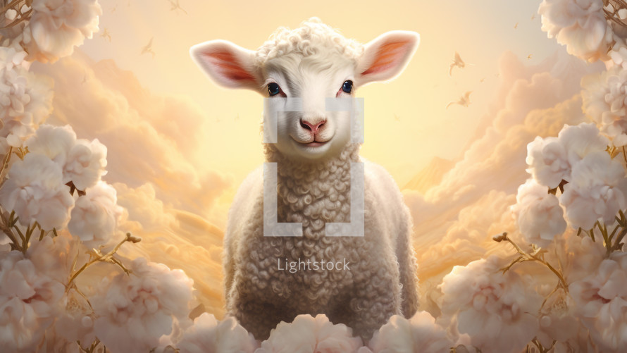 Lamb Animal symbol of Easter
