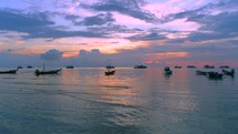 Color Sunset on Sairee Beach