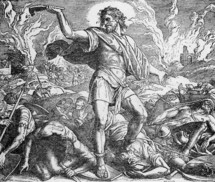 Samson slays the Philistines, Judges, 15:16