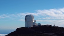 astronomy telescope on top of mountain