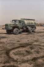 military truck in Africa 