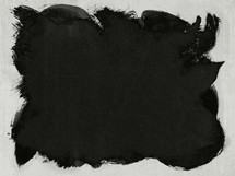 White paint brush frame with black background
