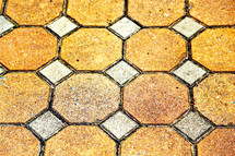 abstract octagon tiles 