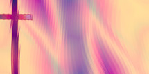 abstract cross background with curving lines and gradients