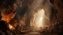 Cave where Jesus Christ is located