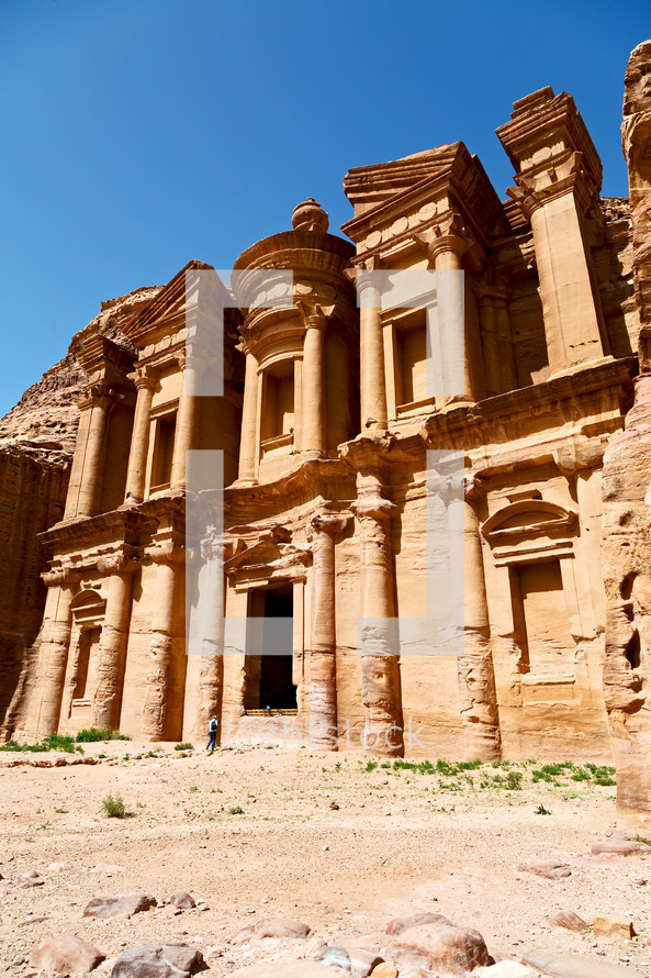 the antique site of petra in jordan the monastery 