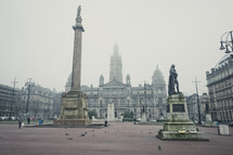 town square in Glasgow