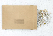 brown mailing envelope 