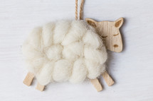 sheep Christmas ornament 